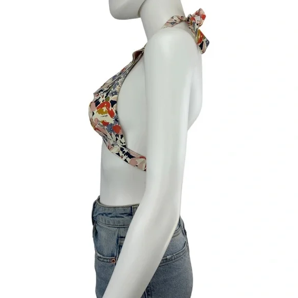 SHAN Beach Folly Floral Bikini Top, NWT H0339 - Picture 2 of 9